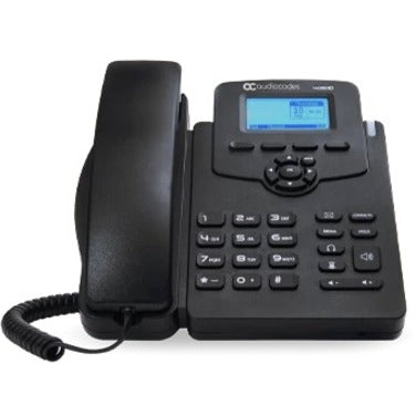 AudioCodes 405HD IP Phone - Corded - Corded - Black UC405HDEPSG