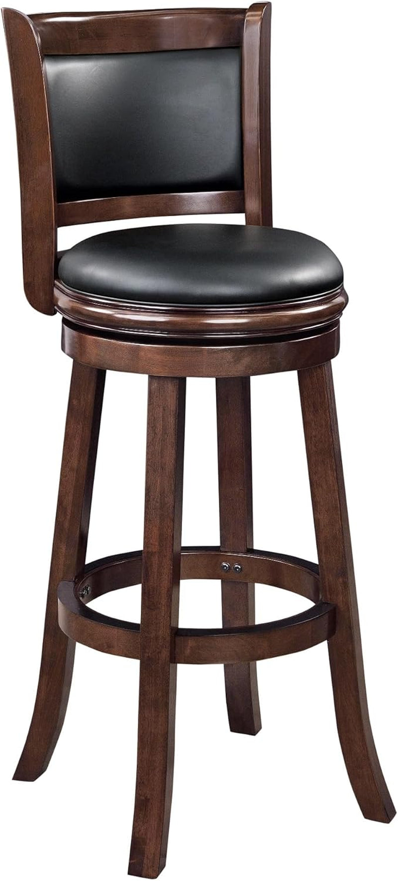 Augusta Extra Tall Bar Stool Cappuccino Swivel Seat