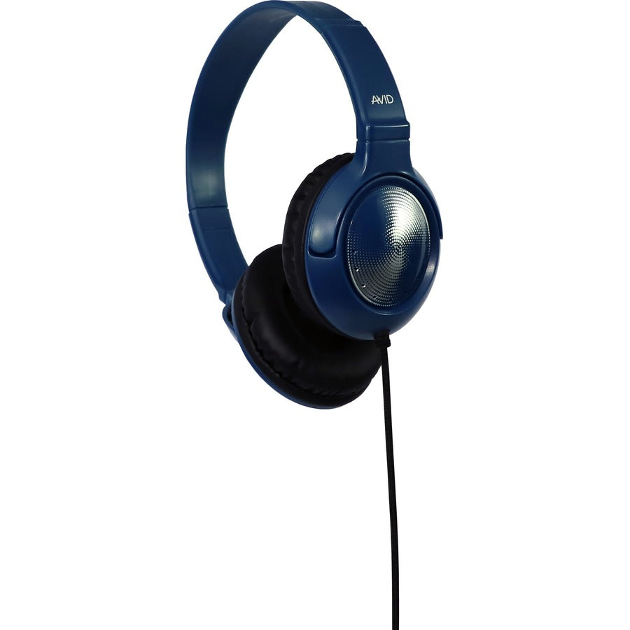 Avid Education Ae-54 3.5Mm Wired Headphone Blue
