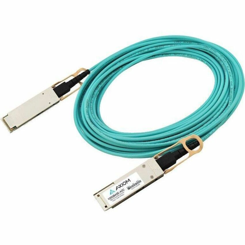 Axiom 100GBASE-AOC QSFP28 Active Optical Cable 7m - 22.97 ft Fiber Optic Network Cable