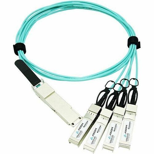 Axiom 100GBASE-AOC QSFP28 to 4 SFP28 Active Optical Cable 10m