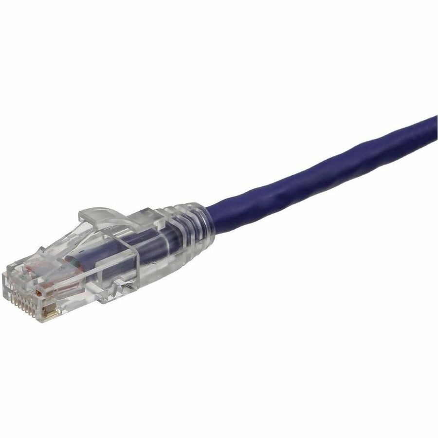 Axiom 1FT CAT6 Snagless Shielded (STP) Patch Cable - Purple - TAA Compliant - 1 ft