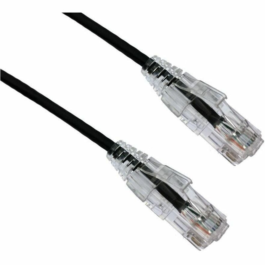 Axiom 3FT CAT6 Snagless BENDnFLEX Ultra-Thin Patch Cable - Black - TAA Compliant - 3 ft