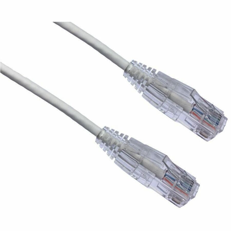 Axiom 3FT CAT6 Snagless BENDnFLEX Ultra-Thin Patch Cable - White - TAA Compliant - 3 ft