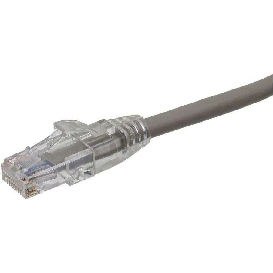 Axiom 50FT CAT6A Snagless Shielded (STP) Patch Cable - Gray - TAA Compliant - 50 ft