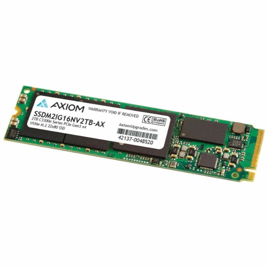 Axiom C3300n 2 TB Solid State Drive - M.2 2280 Internal - PCI Express NVMe (PCI Express SSDM2IG16NV2TB-AX