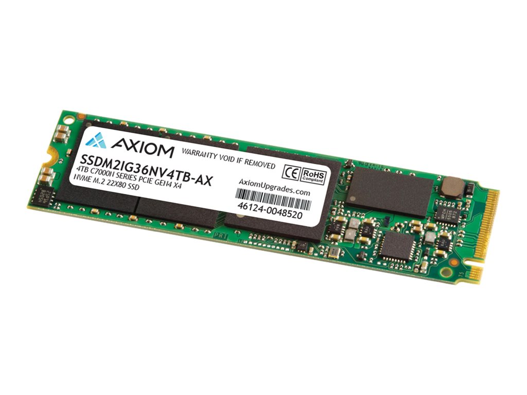 Axiom C7000n Series - SSD - 4 TB - internal - M.2 2280 - PCIe 4.0 x4 (NVMe) SSDM2IG36NV4TB-AX