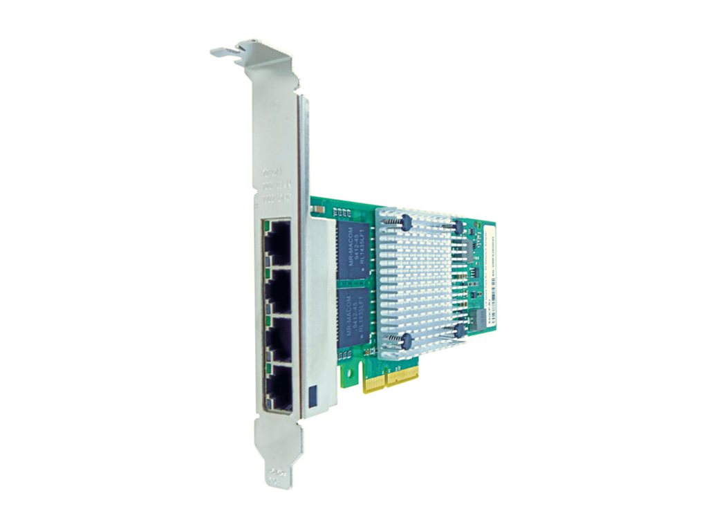 Axiom - Network adapter - PCIe 2.1 x4 low profile - Gigabit Ethernet x 4 I350T4V2-AX