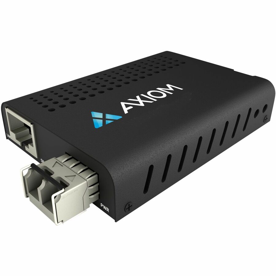 Axiom TAA Mini 1Gbs RJ45 to 1000Base-LX Media Converter - SMF, LC, 20km, 1310nm AXG99284