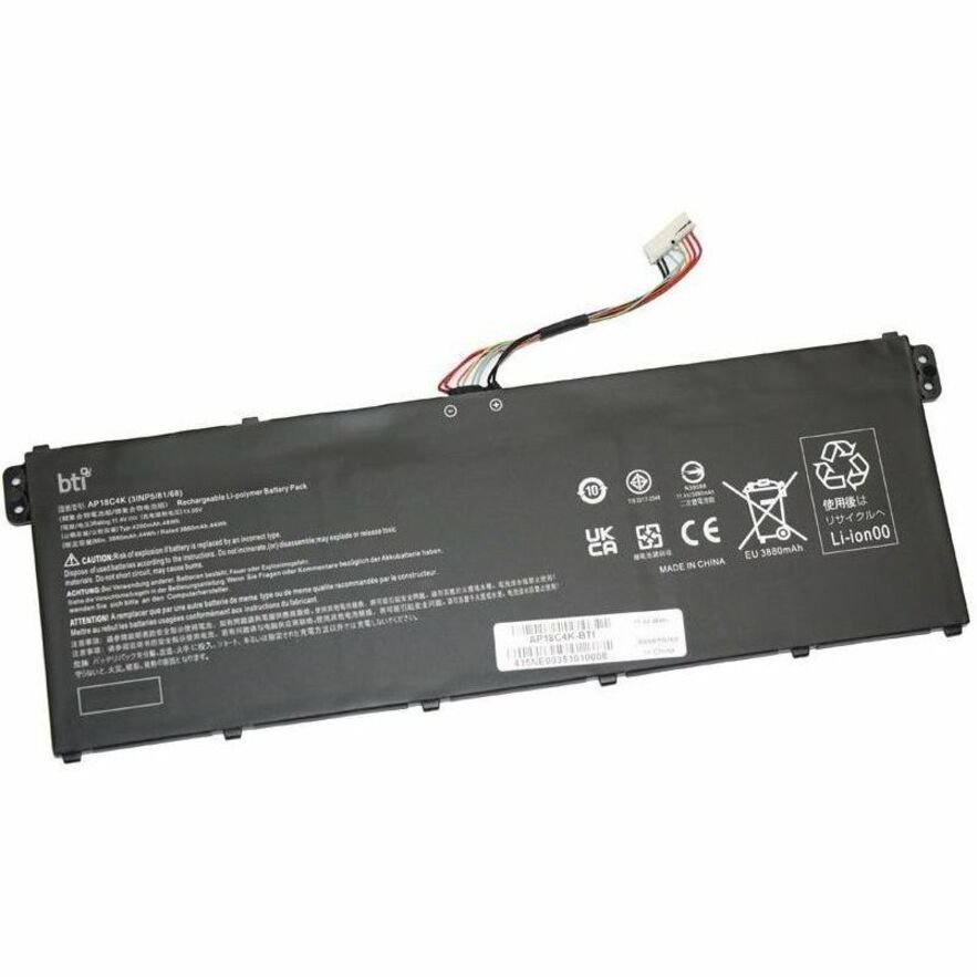 BTI AP18C4K-BTI 11.4V 48WHR LI-ION BATTERY AP18C4K, KT00304012