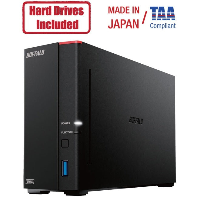 BUFFALO LinkStation 710 1-Bay 4TB Personal Cloud NAS Storage Hard Drives Included LS710D0401