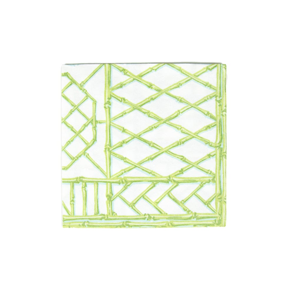 Bamboo Screen Moss Green - Lunch Napkin