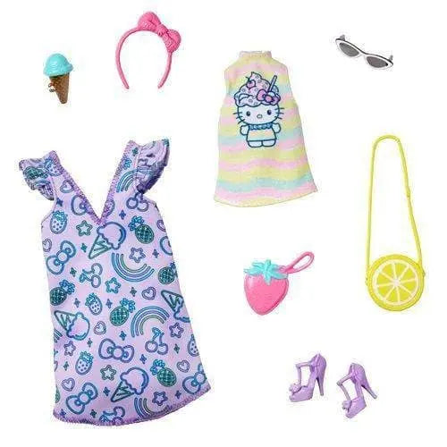 Barbie Hello Kitty Dessert Fashion Pack for Kids 3+ Fun Play