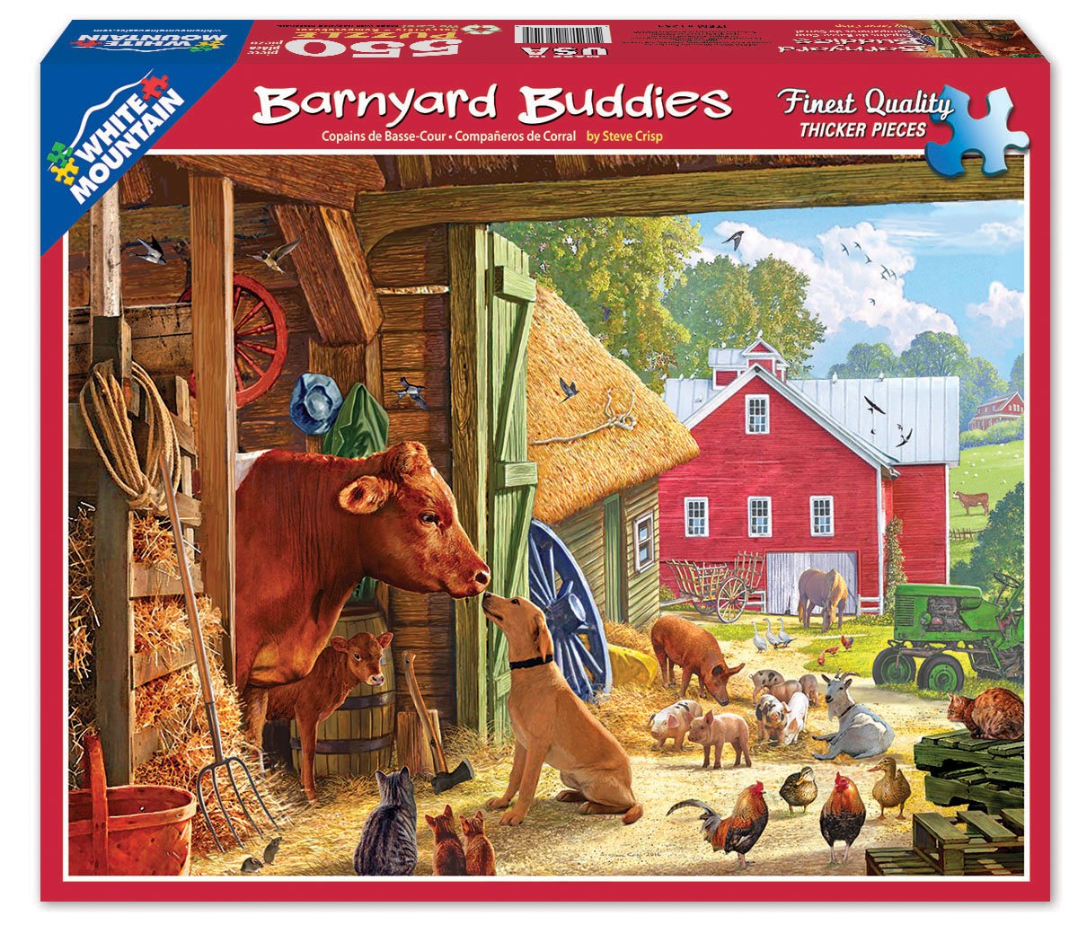 Barnyard Buddies - 550 Piece Puzzle