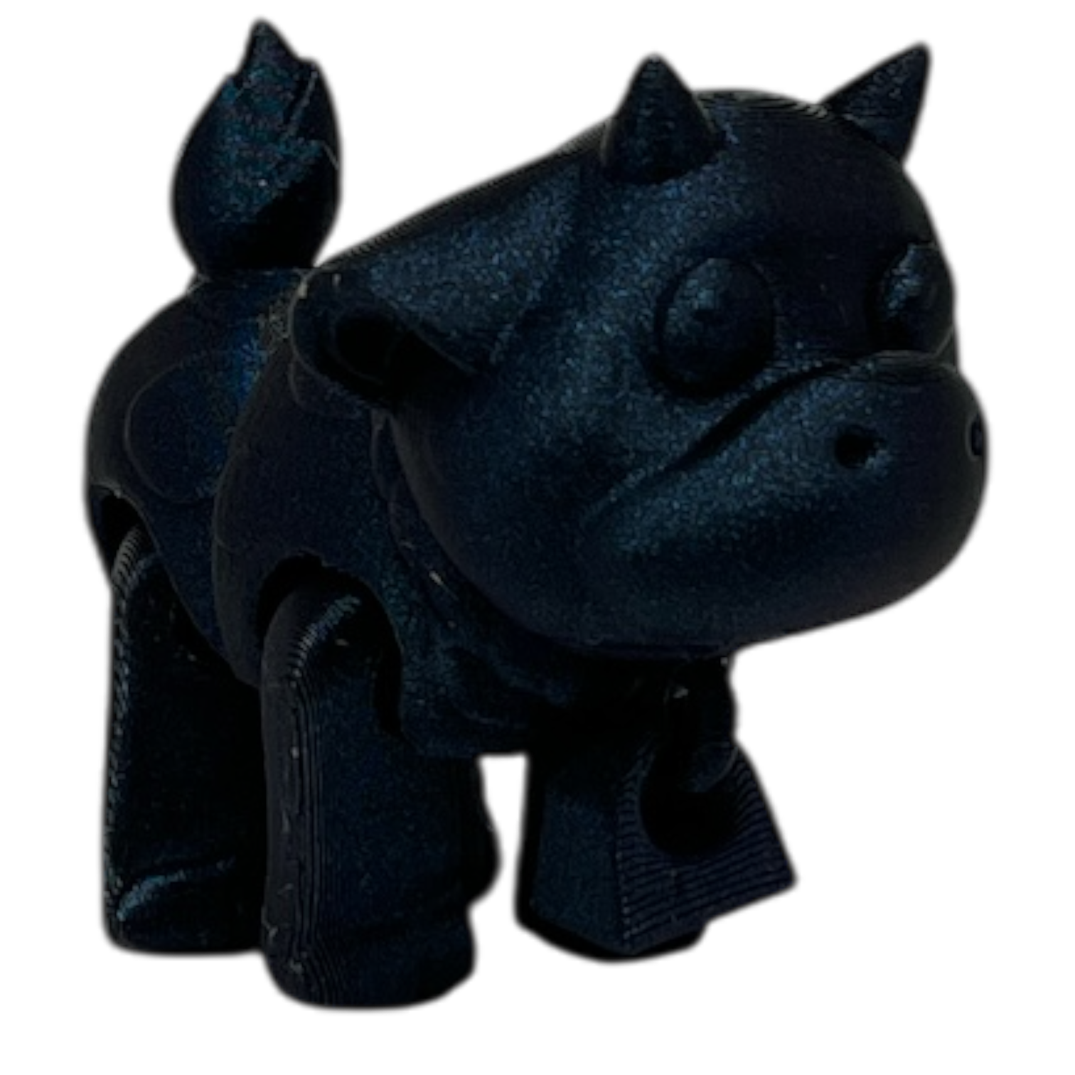 Barnyard Cow - Midnight Blue Color