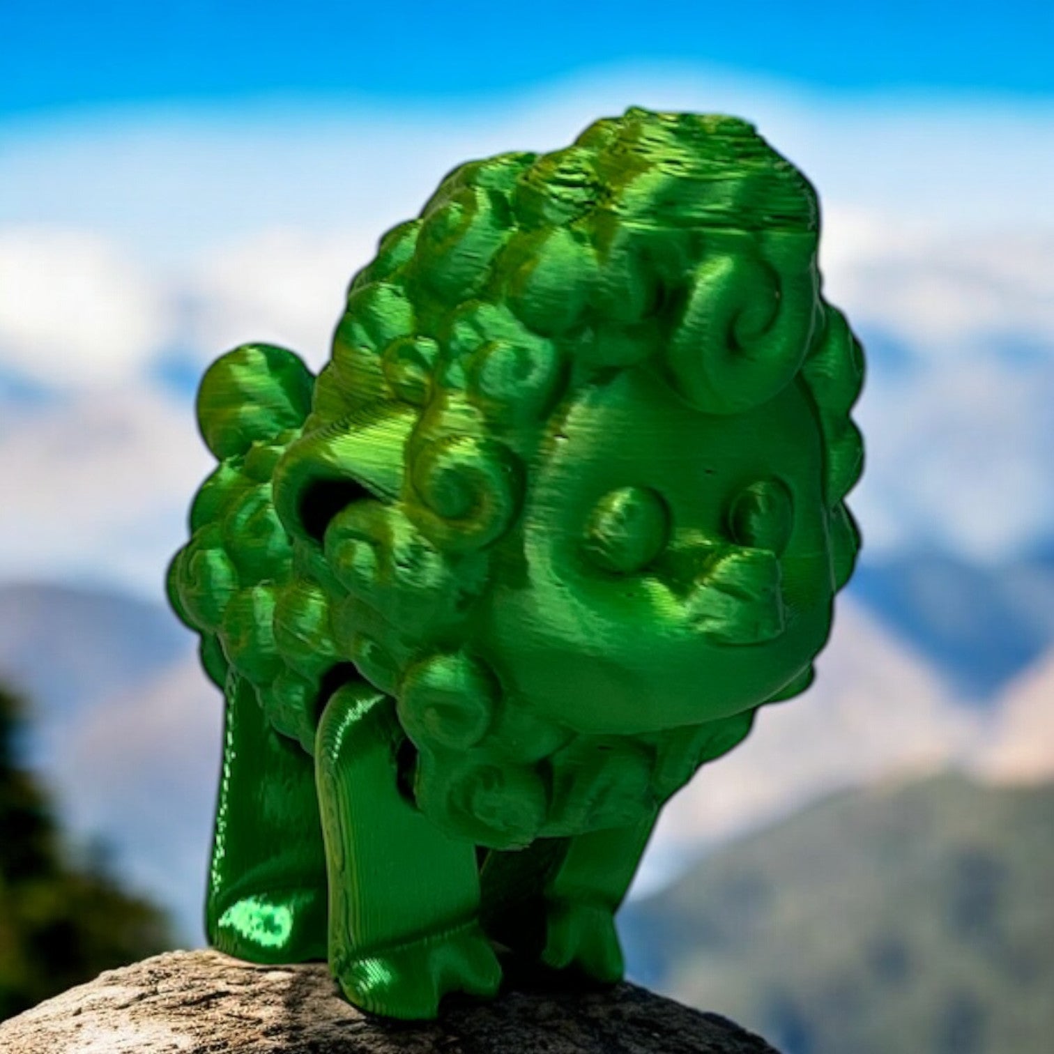 Barnyard Sheep - Metallic Green