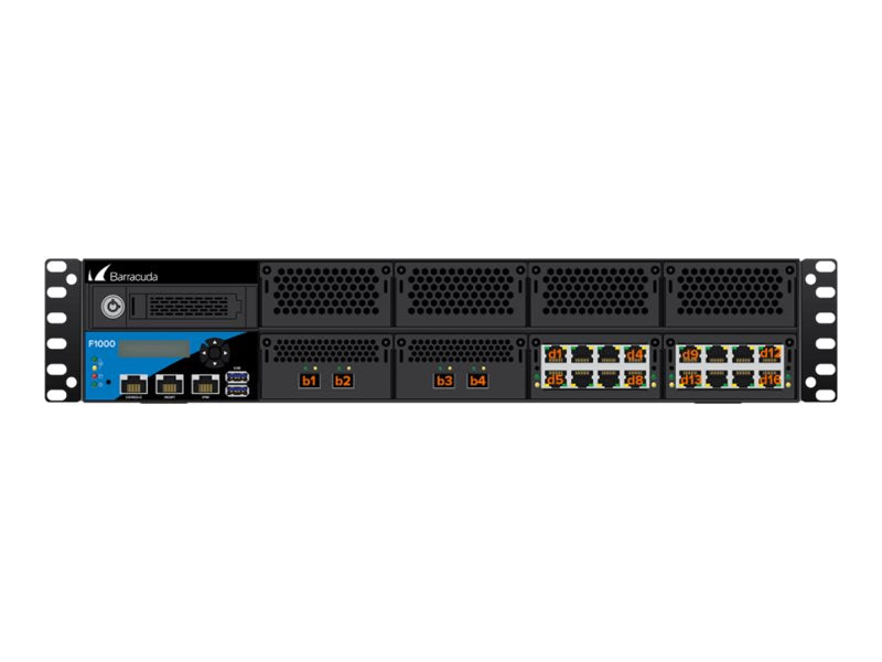 Barracuda CloudGen Firewall F-Series F1000B model CE0 - Firewall - hardware only - 10GbE - 2U - rack-mountable