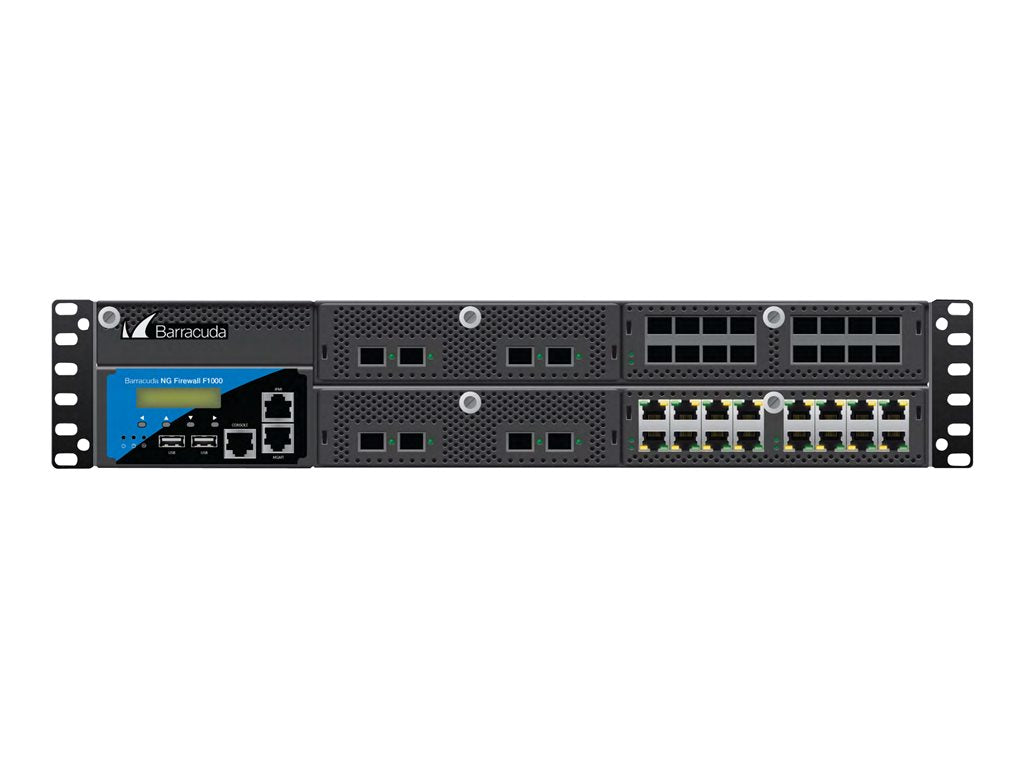 Barracuda CloudGen Firewall F-Series F1000B model CE2 - Firewall - cold spare - 10GbE - 2U - rack-mountable