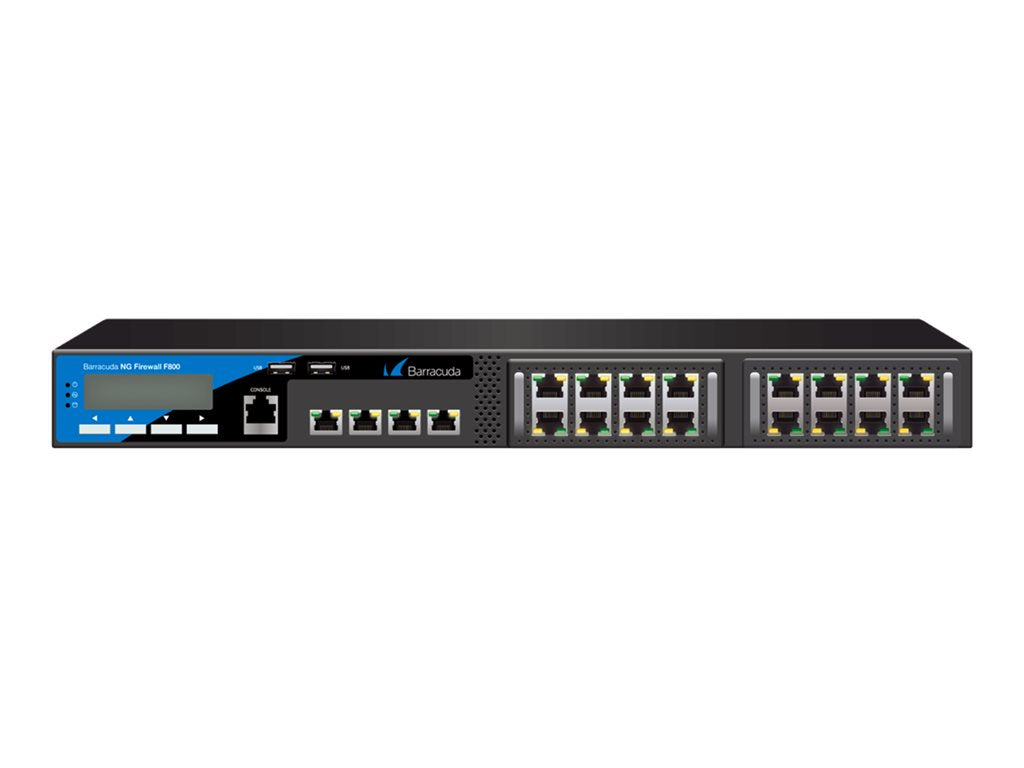 Barracuda NextGen Firewall F-Series F800.CCE - Cold Spare - security appliance - 10 GigE - 1U - rack-mountable