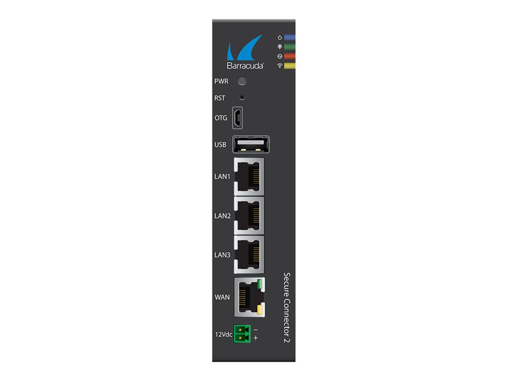 Barracuda Secure Connector SC2.5 - Security appliance - 1GbE - Wi-Fi - 3G, 4G, 2G - 2.4 GHz - GSM 850/900/1800/1900 /