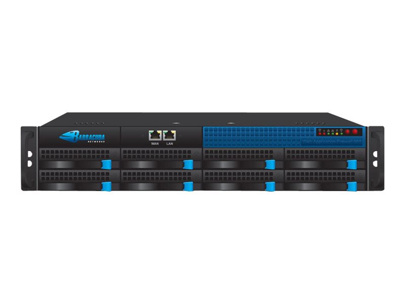 Barracuda Web Application Firewall 961 - Security appliance - cold spare - 10GbE - 2U - rack-mountable
