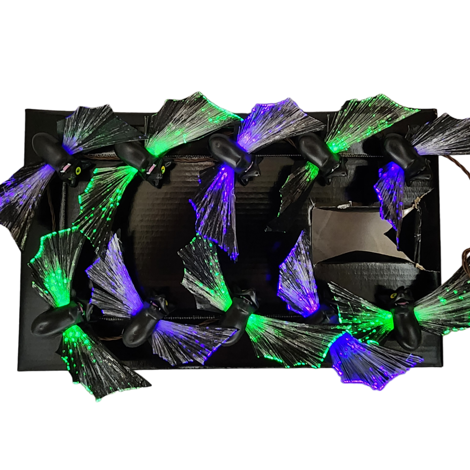 Bat - Fiber Optic 10 Light Set with Sound
