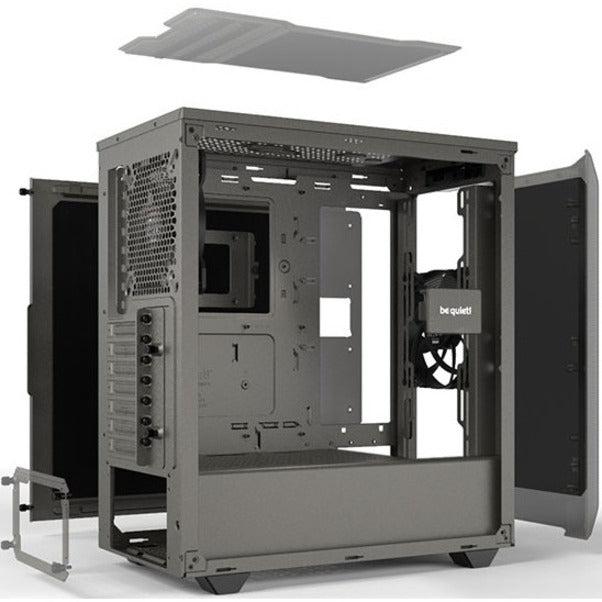 Be Quiet! Bgw36 Pure Base 500 Window Gray, Atx, Midi Tower Computer Case, Tempered Glass Window, Two Preinstalled Fans