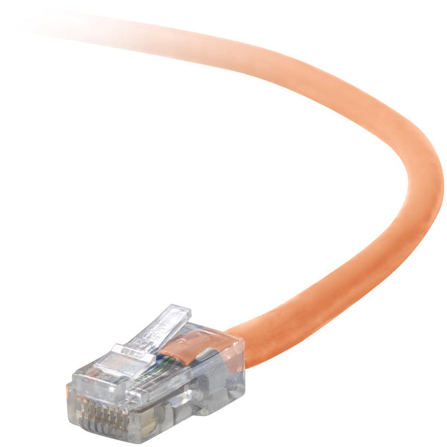Belkin 3ft Copper Cat5e Cable - 24 AWG Wires - Orange A3L791-03-ORG
