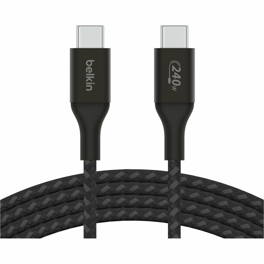 Belkin BoostCharge USB-C to USB-C Cable 240W - 6.56 ft USB-C Data Transfer Cable for