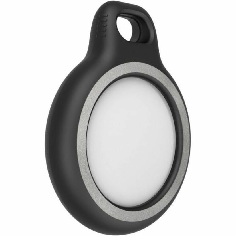Belkin Reflective Secure Holder with Key Ring for Apple AirTag - Black - Key Ring,