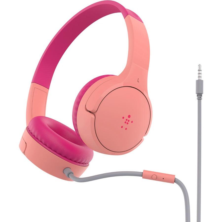 Belkin SoundForm Mini Wired On-Ear Headphones for Kids AUD004BTPK