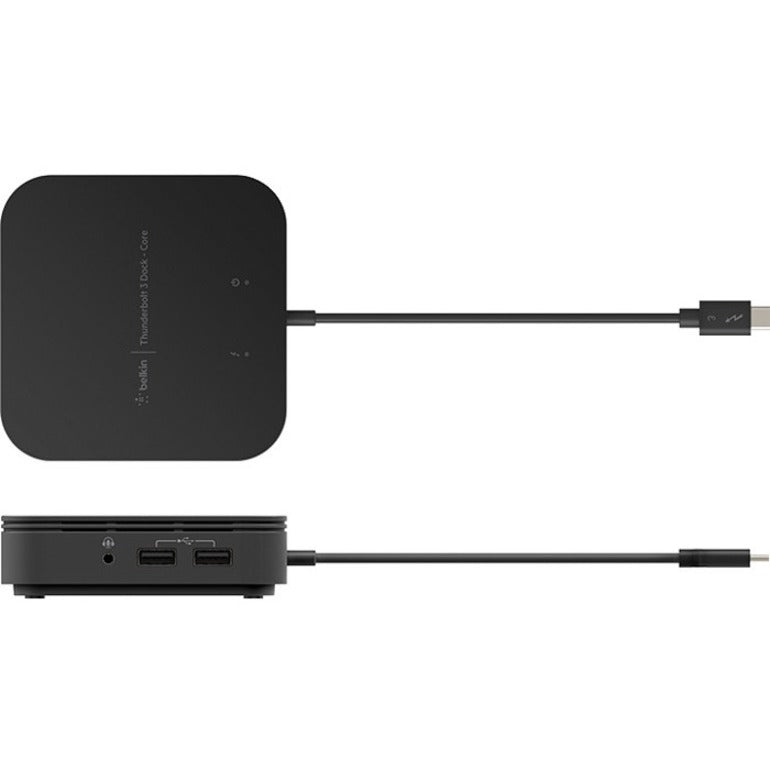 Belkin Thunderbolt 3 Core Dock - Laptop Docking station -Dual 4k - 60W -HDMI,DP - MacOS and Windows F4U110BT