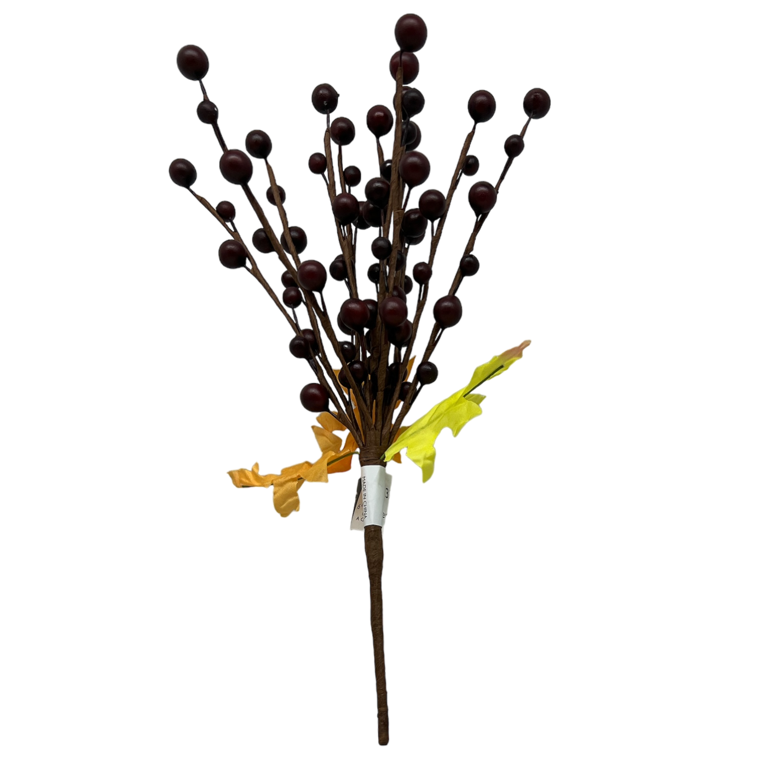 Berry Spray With Autumn Leaves 10 Inch