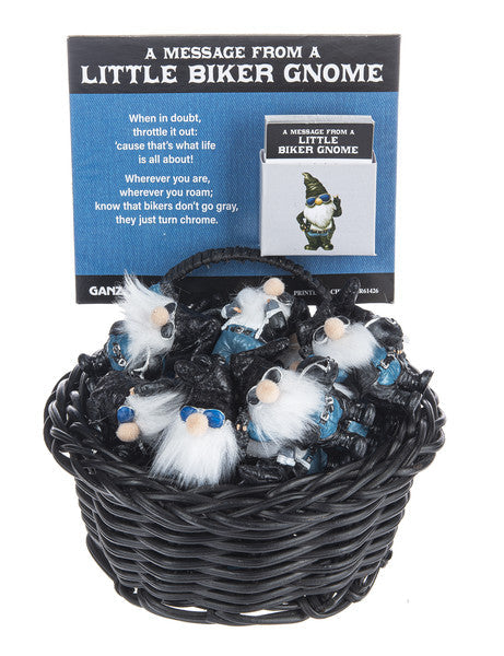 Biker Gnome Pocket Charm -