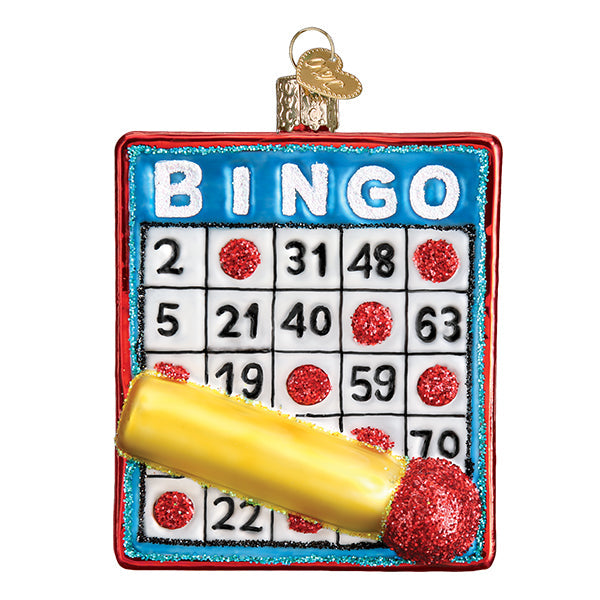 Bingo Glass Ornament