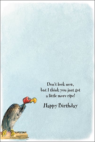 Birthday Card -A Little More Ripe