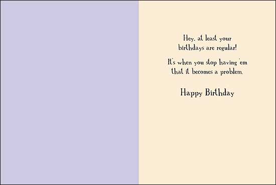 Birthday Card - Another Year Down The Pot