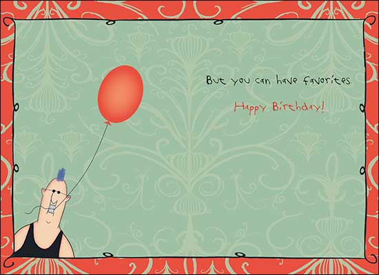 Birthday Card - Can't Choose Relatives