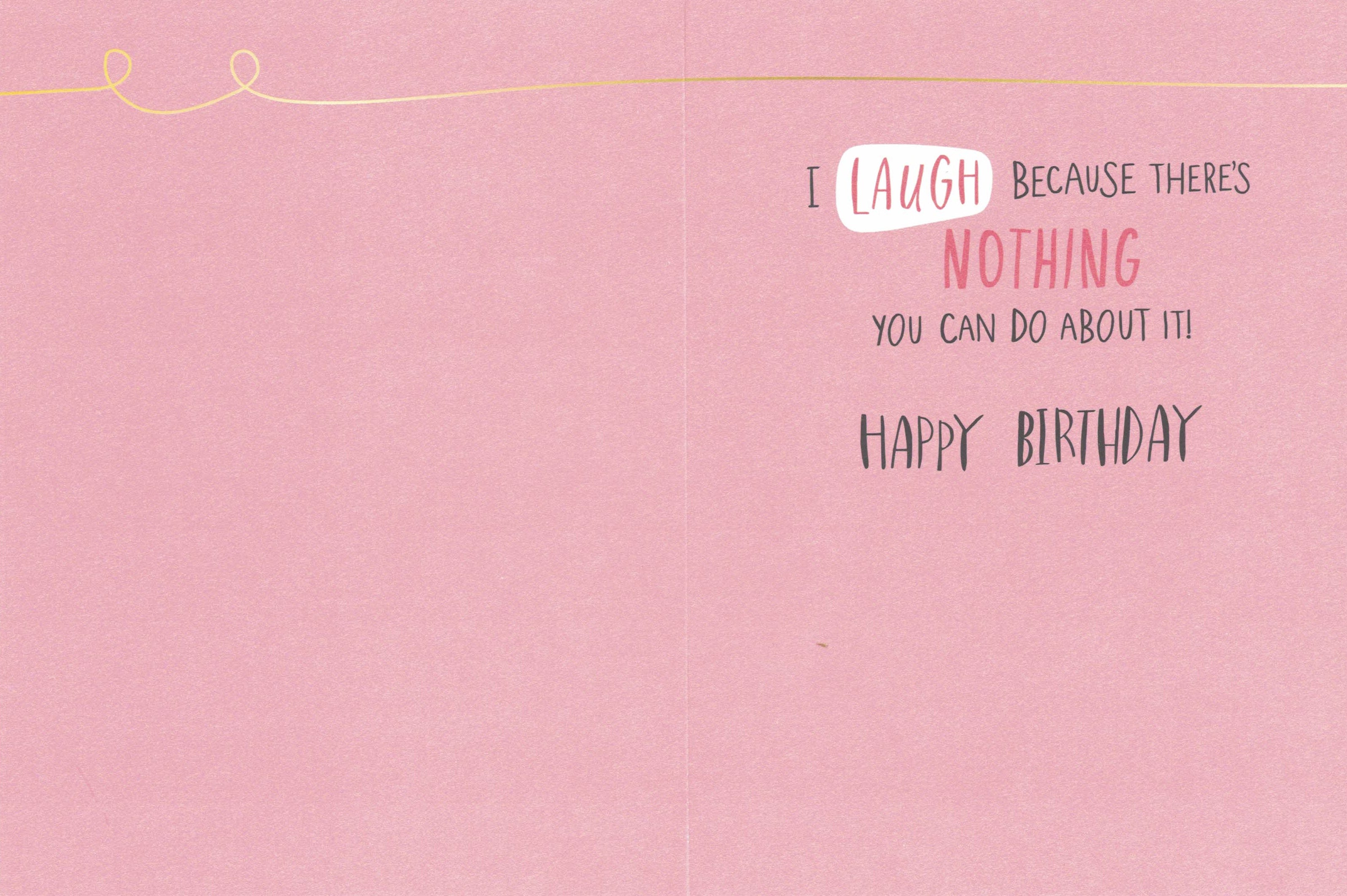 Birthday Card - I Smile Because You're My Sister