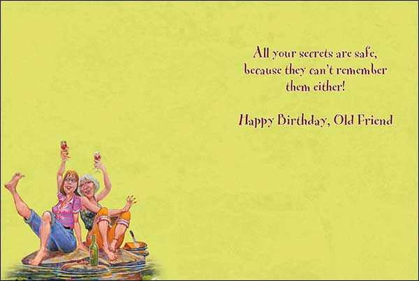 Birthday Card - Old Friend - Best Friend