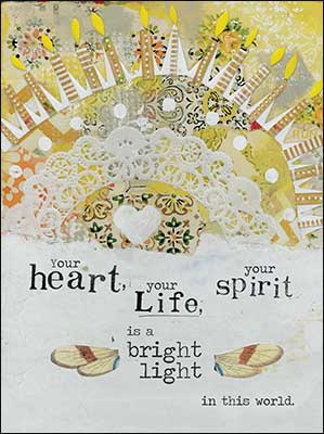 Birthday Card - Shine On Birthday Girl