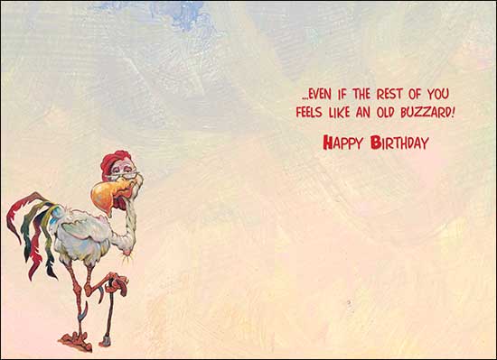 Birthday Card - Spring Chicken