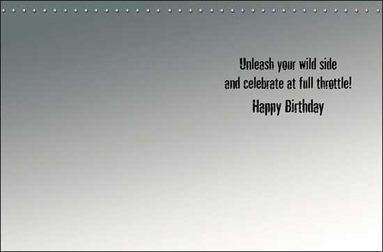 Birthday Card - Unleash Your Wild Side