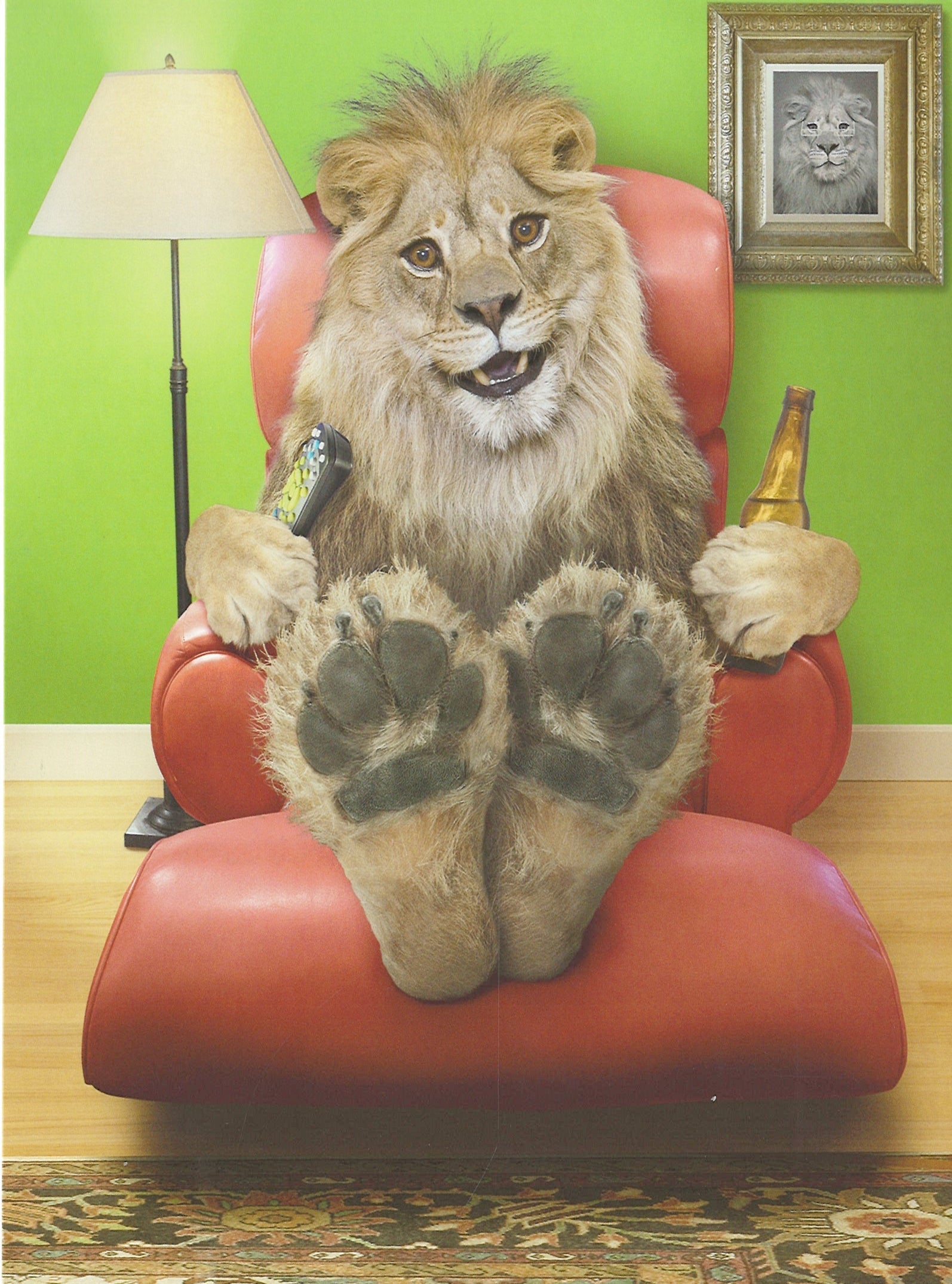 Birthday Card - You're The Mane Man Dad