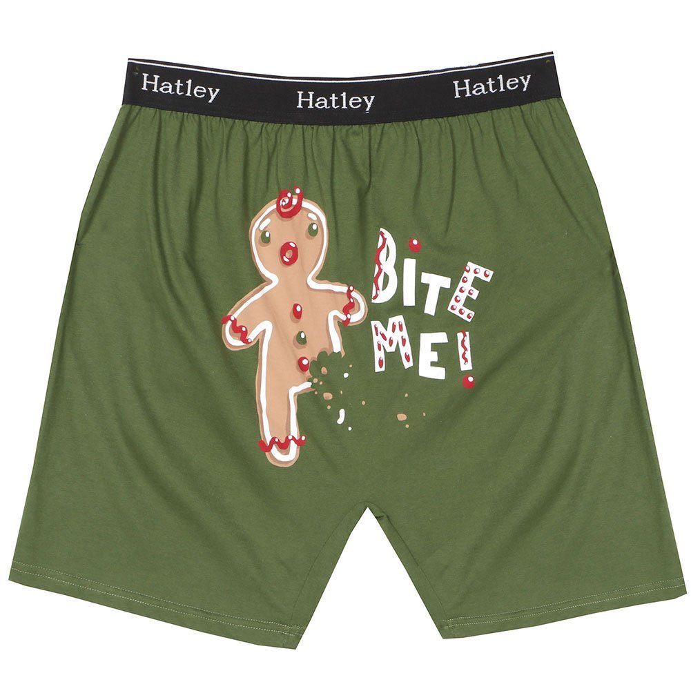 Bite Me Gingerbread Man Boxers - Small