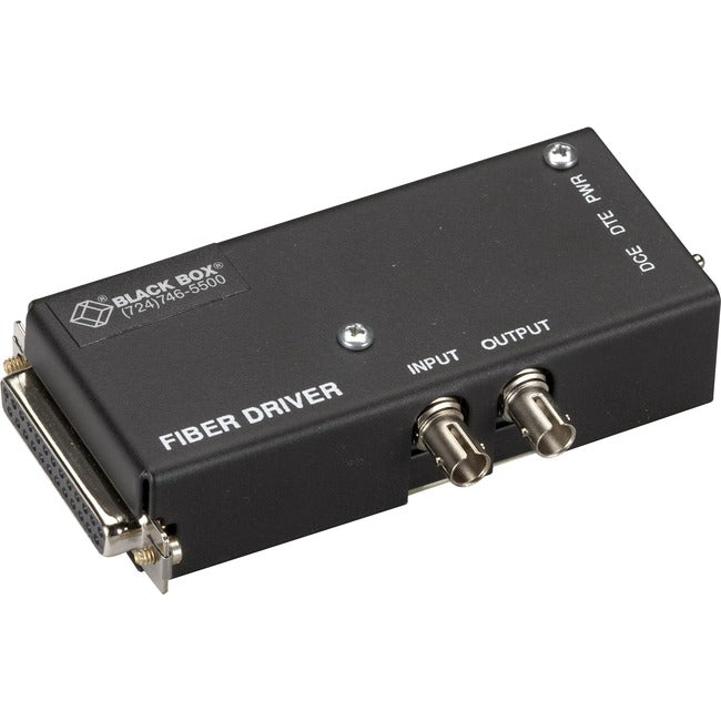 Black Box Async RS232 Extender over Fiber - DB25 Male, ST Multimode MD940A-M