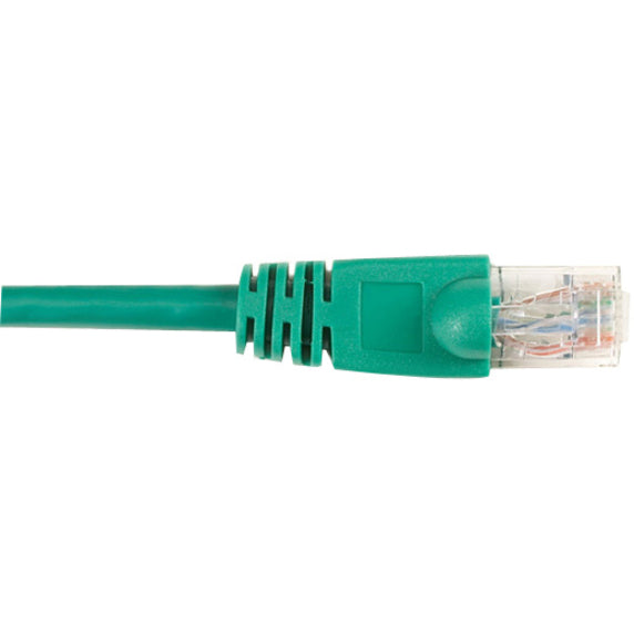Black Box Cat6 Value Line Patch Cable, Stranded, Green, 7-Ft. (2.1-M), 5-Pack