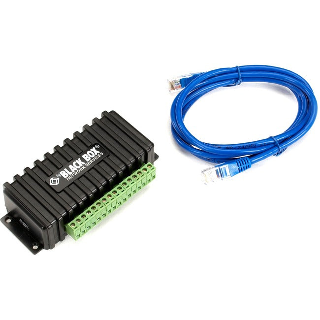 Black Box Digital I/O Dry Contact Sensor - (8) Dry Contacts with 5-ft. (1.5-m) Cable - New EME1J8-005