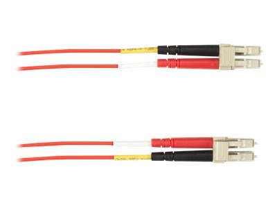 Black Box Fiber Optic Duplex Patch Network Cable FOCMR50-010M-LCLC-RD
