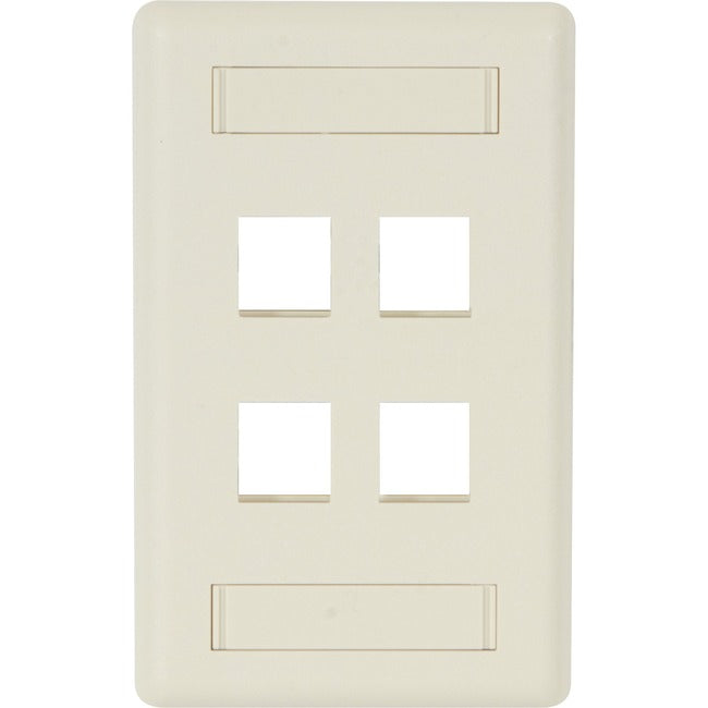 Black Box GigaStation2 4 Socket Network Faceplate WPT474
